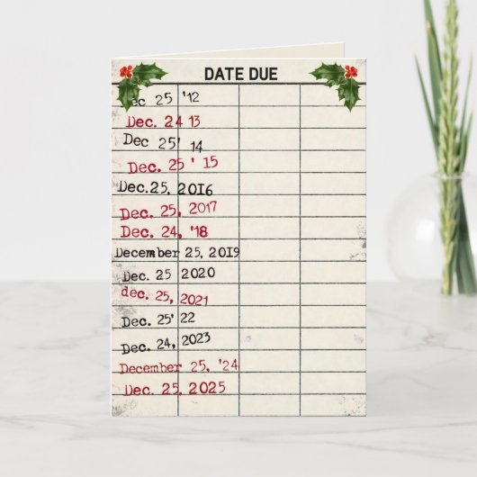 Kerst 2025 Oude Kaart (Voorkant)