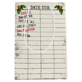 Kerst 2025 Oude Kaarten Medium Cadeauzakje