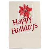 Kerst 2025 Oude Kaarten Medium Cadeauzakje (Achterkant)