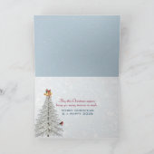 Kerst 2025 Victoriaans Huis Kaart (Binnen)