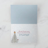 Kerst 2025 Victoriaans Huis Kaart (Binnen)