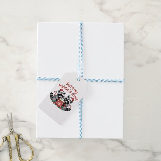 kerst 2026, cadeaulabel (Met Touw)
