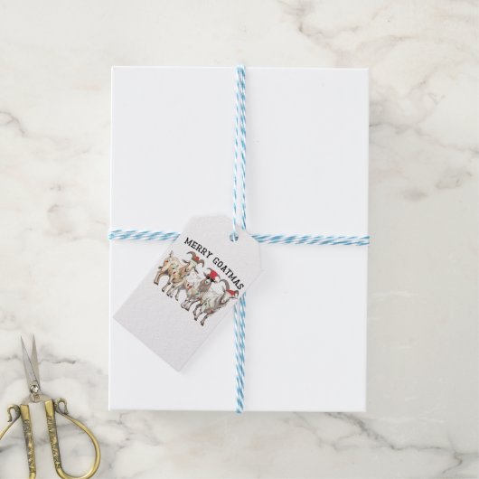 kerst 2026, cadeaulabel (Met Touw)
