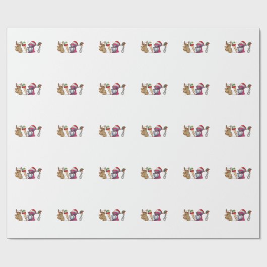 kerst 2026, cadeaupapier (Vlak)