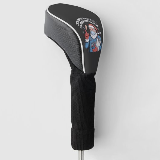 kerst 2026, golfheadcover (Schuin)