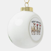 kerst 2026, keramische bal ornament (Links)