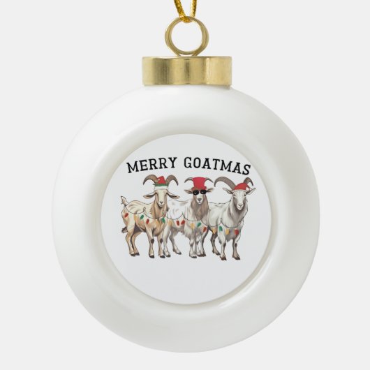 kerst 2026, keramische bal ornament (Voorkant)