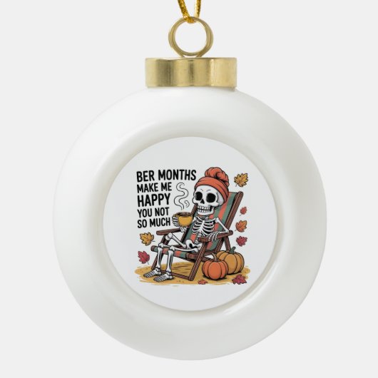 kerst 2026,  keramische bal ornament (Voorkant)
