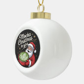 kerst 2026,  keramische bal ornament (Rechts)