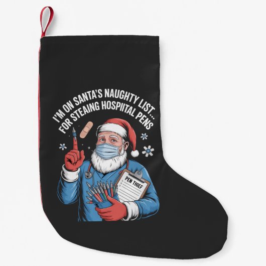 kerst 2026, kleine kerstsok (Voorkant)