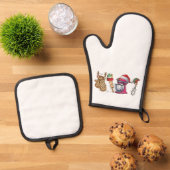 kerst 2026, ovenwant & pannenlap set (Top down)
