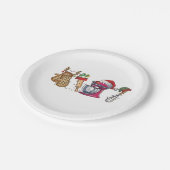 kerst 2026, papieren bordje (Gekanteld)