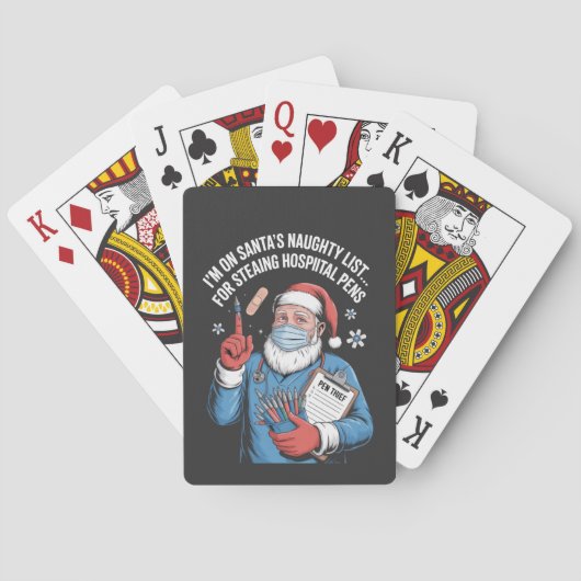 kerst 2026,  pokerkaarten (Achterkant)