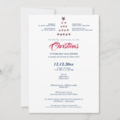 Kerst 2026 Politieke Fundraiser Gala Diner Kaart (Voorkant)