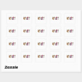kerst 2026,  vierkante sticker (Vel)