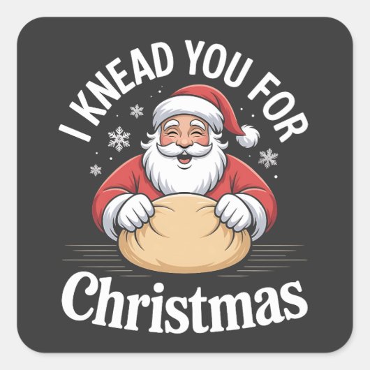 kerst 2026,  vierkante sticker (Voorkant)