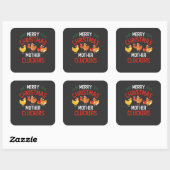 kerst 2026, vierkante sticker (Vel)