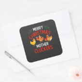 kerst 2026, vierkante sticker (Envelop)