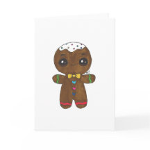 Kerst 2 Gingerbread Kerstvakantie Kaart