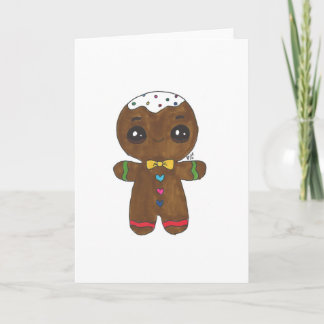Kerst 2 Gingerbread Kerstvakantie Kaart