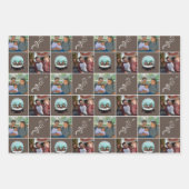 Kerst 2 van het winterdorp Glass Snowball Foto's Inpakpapier Vel (Voorkant)