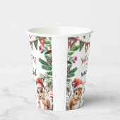 Kerst 2e Verjaardag Schattigee Winter Eekhoorn Papieren Bekers (Links)