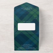 Kerst 3 Foto Wensing QR code Vakantie Kaart (Buitenkant)