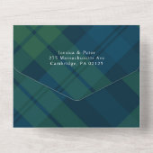 Kerst 3 Foto Wensing QR code Vakantie Kaart (Achterkant)