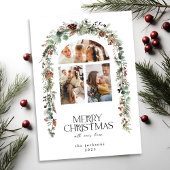 Kerst 3 Fotocollage Lotus Pods Vakantie Kaart