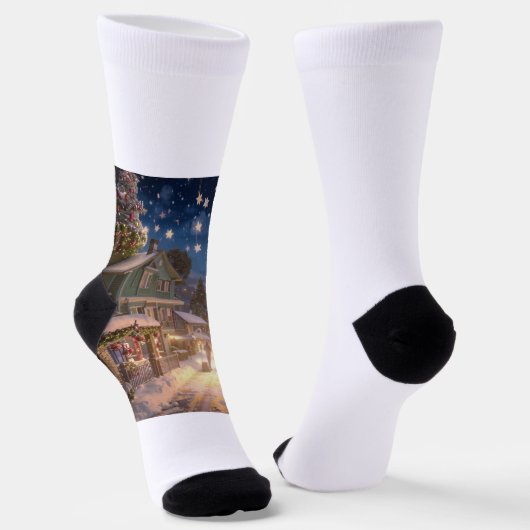 Kerst 3. sokken (Gebogen)