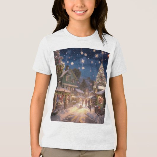 Kerst 3. Tri-Blend shirt (Voorkant)