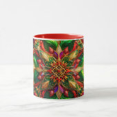 KERST ~ 3D ~ Meerkleurig ~ Mok (Midden)