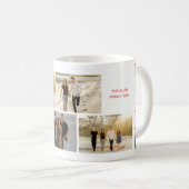 Kerst 4- Foto Mok met Holly Leaves and Bows (Voorkant rechts)