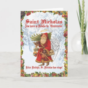 Kerst 4 Sint Nicolaas Feestdagen Kaart