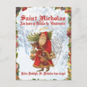 Kerst 4 Sint Nicolaas Feestdagenkaart (Voorkant)