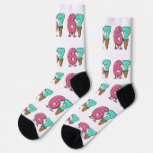 Kerst 67 Ijsroom Soks, druipend ontwerp Sokken (Links)