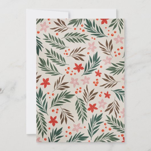 Kerst 70ste verjaardag kaart (Achterkant)