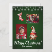Kerst 7 kind, vrolijk kerstfeest! kerstkaart kaart (Voorkant)