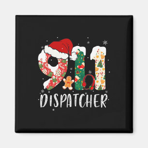 Kerst 911 Dispatcher Magneet