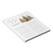 Kerst A - Z alfabet spel Scheur weg spel Notitieblok (Schuin)