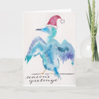kerst-aalscholver-Kaart Kaart