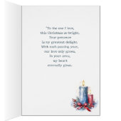 Kerst aan de One I Love Candles krans krans (Binnen (Rechts))