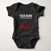 Kerst aangepaste baby jersey bodysuit kleur (Voorkant)