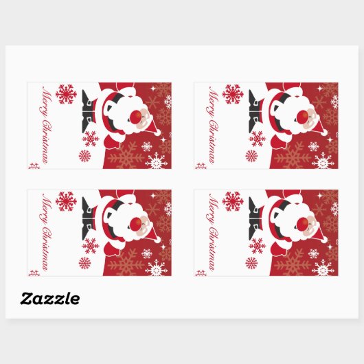 Kerst aangepaste geschenk Sticker (Vel)