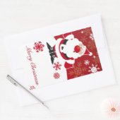 Kerst aangepaste geschenk Sticker (Envelop)