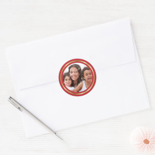 Kerst Aanpasbare Foto Ronde Sticker