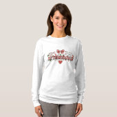 Kerst Aanwezigheid Lange Mouwen T-shirt (Voorkant volledig)