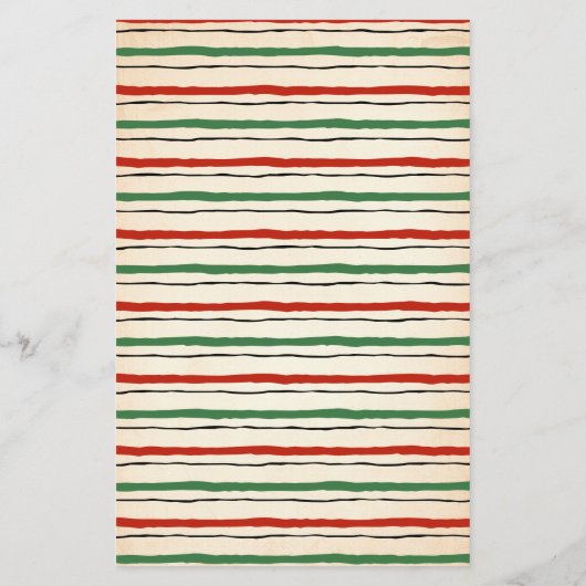 Kerst ABC  Santa Game Kaart (Achterkant)