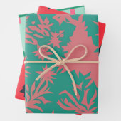 Kerst Abstract boominpakpapier Inpakpapier Vel (In situ)