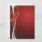 Kerst achtergrond uitnodigingen (Voorkant)